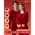 10A antibacterial and anti-mite underwear set for men's zodiac year, red thermal underwear, autumn clothing set 10A antibacterial and anti-mite underwear set for men's zodiac year, red thermal underwear, autumn clothing set